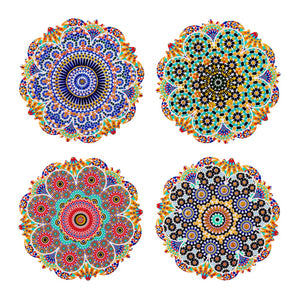 Hepburn Ceramic Sun Shape Coaster - Set of 4