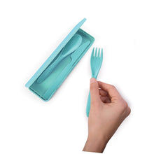 Load image into Gallery viewer, For The Earth - Wheat Straw Cutlery Set - Assorted Colours - Sorbet