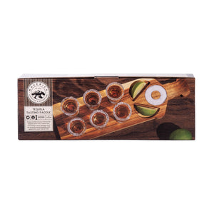 Maverick Tequila Board and Shot Glass Set