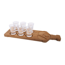 Load image into Gallery viewer, Maverick Tequila Board and Shot Glass Set