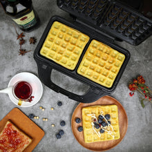 Load image into Gallery viewer, Healthy Choice Sandwich Press with 3 Interchangeable Plates - Toasties &amp; Waffles