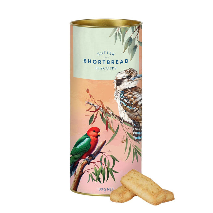 VPC Shortbread Tube - Aussie Birds Kookaburra 180g