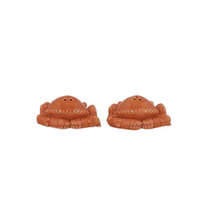 Coast to Coast Crab Set of 2 Ceramic S&P - 7.5x6x3.5cm
