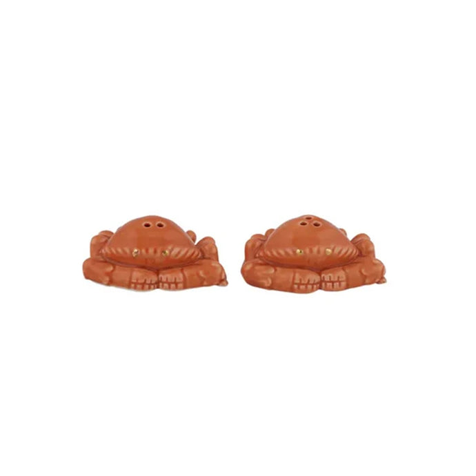 Coast to Coast Crab Set of 2 Ceramic S&P - 7.5x6x3.5cm