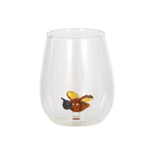 Load image into Gallery viewer, Coast to Coast Bumble Bee Glass Tumbler - 8.5x10cm