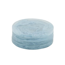 Load image into Gallery viewer, Coast to Coast Kip Set of 4 Resin Coasters 10cm - Sky