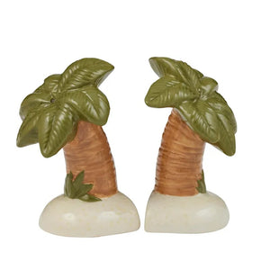 Coast to Coast Aloha Set of 2 Ceramic S&P 10x6x9cm - Green