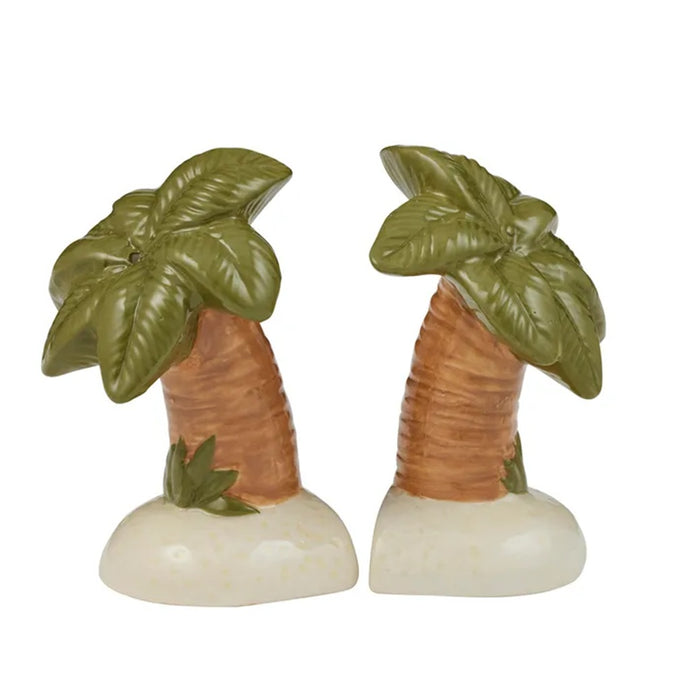 Coast to Coast Aloha Set of 2 Ceramic S&P 10x6x9cm - Green