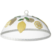 Load image into Gallery viewer, Coast to Coast Limone Mesh Food Cover 35cm - White/Yellow