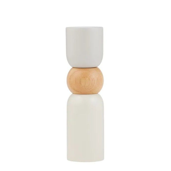 Coast to Coast Pisces Wood S&P Grinder 5.5x20cm - Taupe