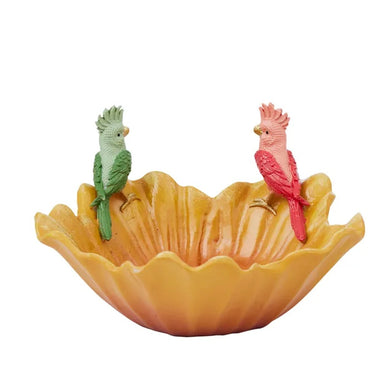 Coast to Coast Cello Resin Bird Bowl 24x3cm - Multi