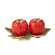Load image into Gallery viewer, Coast to Coast Pomodoro 3 Piece Ceramic Salt &amp; Pepper Set 14x12x6cm