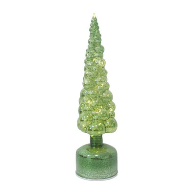 Coast to Coast Bubble Tree Glass LED 9x35cm - Clear Green
