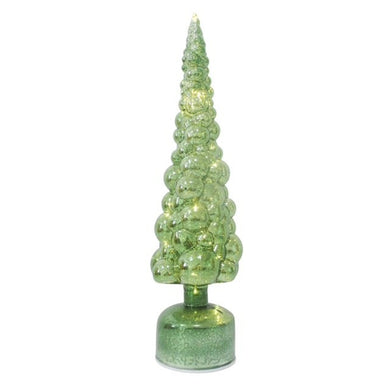 Coast to Coast Bubble Tree Glass LED 9x40cm - Clear Green