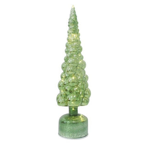 Coast to Coast Bubble Tree Glass LED 9x40cm - Clear Green