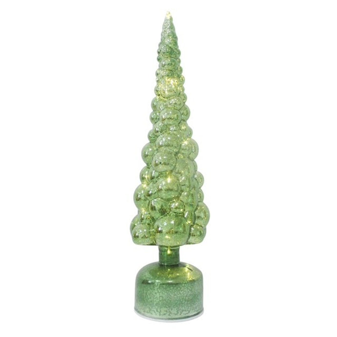 Coast to Coast Bubble Tree Glass LED 9x40cm - Clear Green