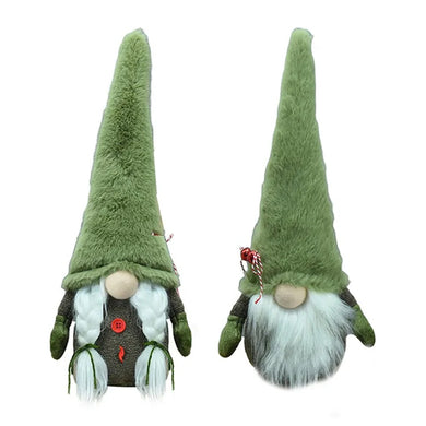 Coast to Coast Legless Gnome with Beard Fabric 14x35cm - Green