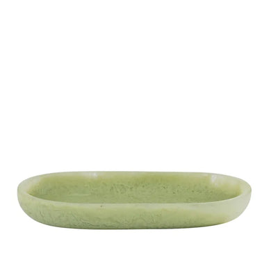 Assemble Kip Resin Oval Tray 25.5x14cm - Pistachio