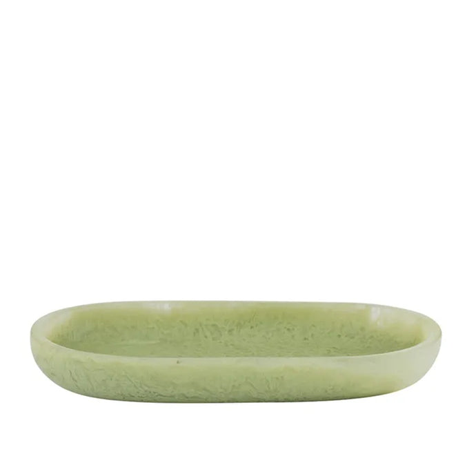 Assemble Kip Resin Oval Tray 25.5x14cm - Pistachio