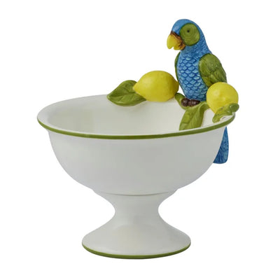 Coast to Coast Limone Ceramic Footed Bowl - 22.5x15.5cm