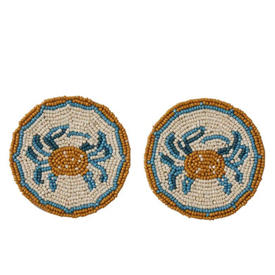 Coast to Coast Morag Set of 2 Beaded Coaster - 10cm