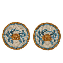 Load image into Gallery viewer, Coast to Coast Morag Set of 2 Beaded Coaster - 10cm