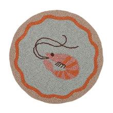 Load image into Gallery viewer, Coast to Coast G'day Beaded Placemat Coral - 35cm