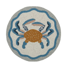 Load image into Gallery viewer, Coast to Coast Morag Beaded Placemat Blue - 35cm