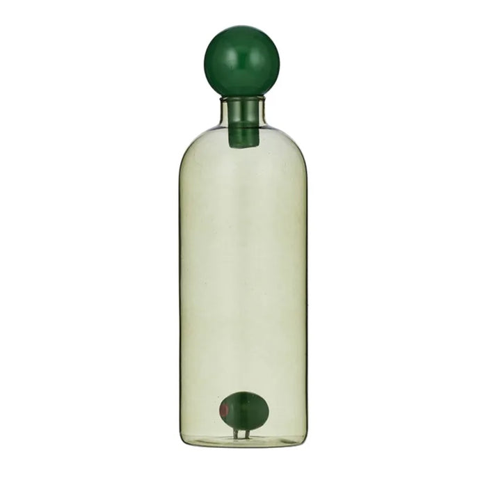 Coast to Coast Olive Glass Oil Bottle 6.5x21.5cm - Green