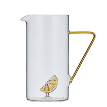 Load image into Gallery viewer, Coast to Coast Lemon Slice Glass Jug - 17.5x10x20cm