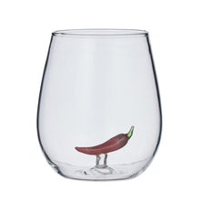 Load image into Gallery viewer, Coast to Coast Chilli Glass Tumbler - 8.5x10cm