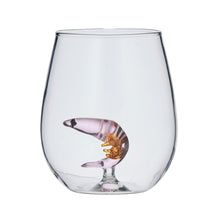 Load image into Gallery viewer, Coast to Coast Shrimp/Prawn Glass Tumbler - 8.5x10cm