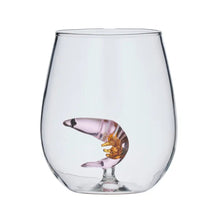 Load image into Gallery viewer, Coast to Coast Shrimp/Prawn Glass Tumbler - 8.5x10cm