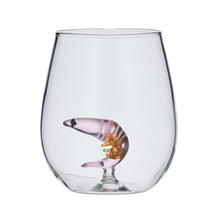 Load image into Gallery viewer, Coast to Coast Shrimp/Prawn Glass Tumbler - 8.5x10cm