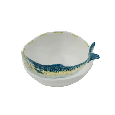 Coast to Coast Azur Round Ceramic Bowl - 13.5x12.5x5.5cm