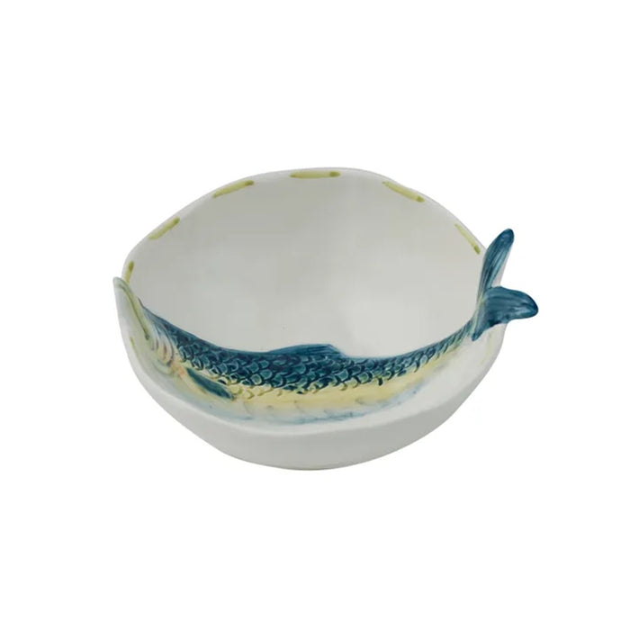 Coast to Coast Azur Round Ceramic Bowl - 13.5x12.5x5.5cm