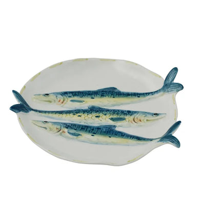 Coast to Coast Azur Round Ceramic Plate - 20x18.5x4cm