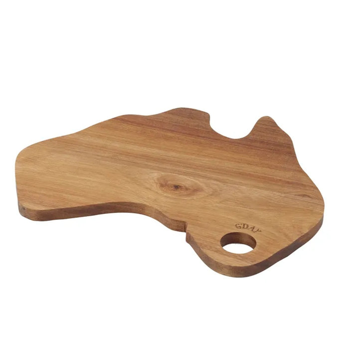 Coast to Coast G'day Wood Serving Board 36x30x1.5cm - Natural