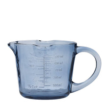 Load image into Gallery viewer, Coast to Coast Lia Glass Measure Jug Denim - 16.5x14x10.5cm