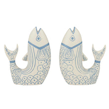 Load image into Gallery viewer, Coast to Coast Fish Tale Resin Book Ends - Set of 2 / 32x6.5x20cm