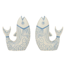 Load image into Gallery viewer, Coast to Coast Fish Tale Resin Book Ends - Set of 2 / 32x6.5x20cm