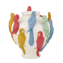 Load image into Gallery viewer, Coast to Coast Cello Resin Bird Vase Multicoloured - 21.5x24cm