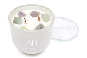 Aromabotanical Crystal Candle 340g - Fluorite - ZOES Kitchen