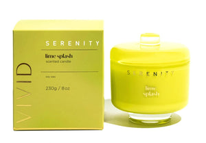 Serenity Vivid Candle 230g - Lime Splash