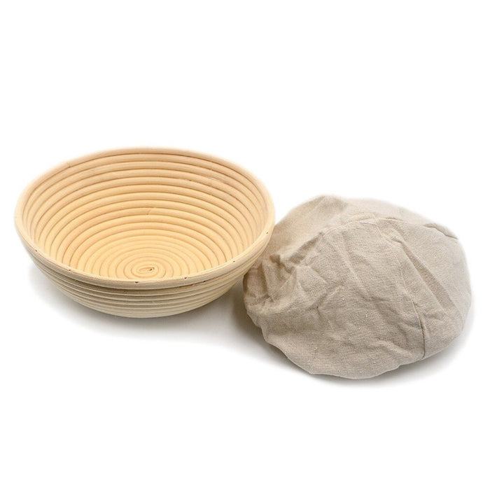 Classica Brunswick Bakers Round Banneton with Lining - 25cm