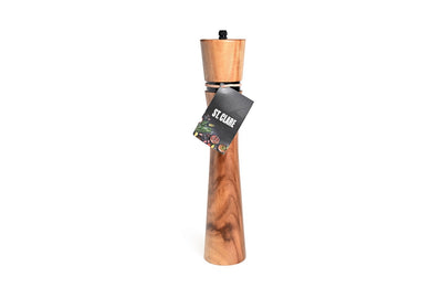 St. Clare Acacia & Black Steel Salt & Pepper Grinder - 30cm
