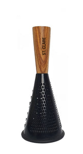 St Clare Acacia Grater 25cm Black - ZOES Kitchen