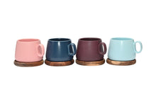 Load image into Gallery viewer, Classica Coffee Culture Coffee and Tea Cup with Coasters 250ml - Set of 4