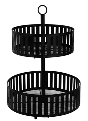 Classica Hudson 2 Tier Fruit Basket - 30.3cm x 38.5cm
