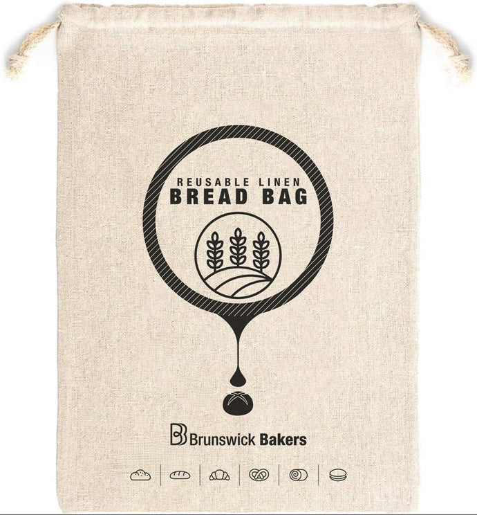 Classica Brunswick Bakers Reusable Linen Bread Bag